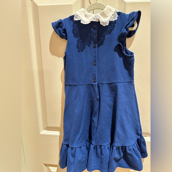 Janie & Jack lace collar dress in size 5. - Picture 2 of 4